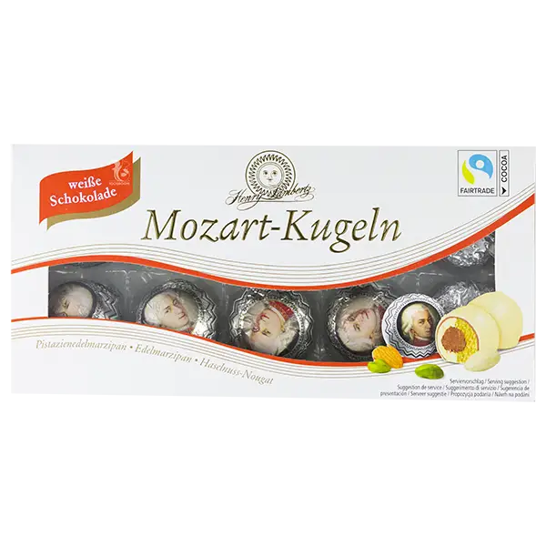 Цукерки з білим шоколадом Mozart Kugeln, 200г купити