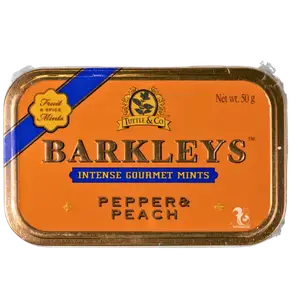 Льодяники Barkleys зі смаком перця та персику, 50г купити