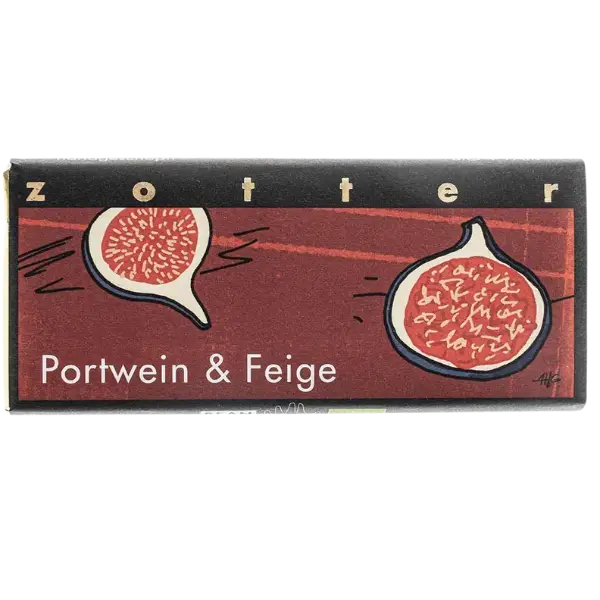 Шоколад темний з портвейном та інжирним ганашем органічний Zotter, 70г купити