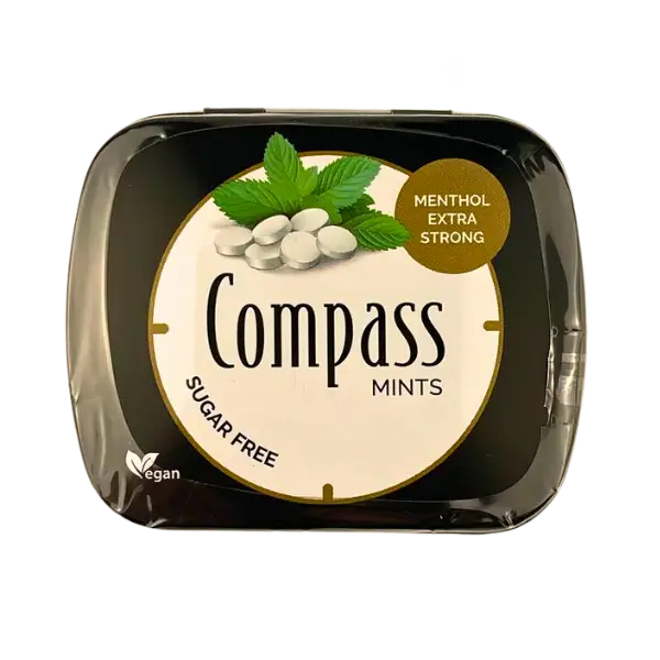 Льодяники Compass зі смаком ментолу Extra Strong, 14г купити