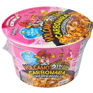 Локшина Volcano Bowl куряча зі смаком карбонари, 105г купити
