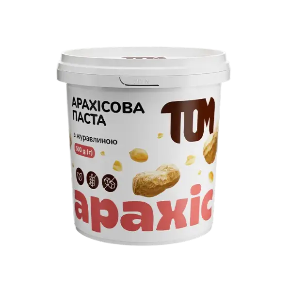 Арахісова паста з журавлиною, 500г купити