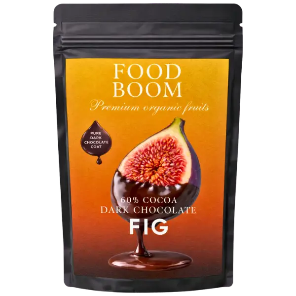 Інжир у чорному бельгійському шоколаді, 120г купити